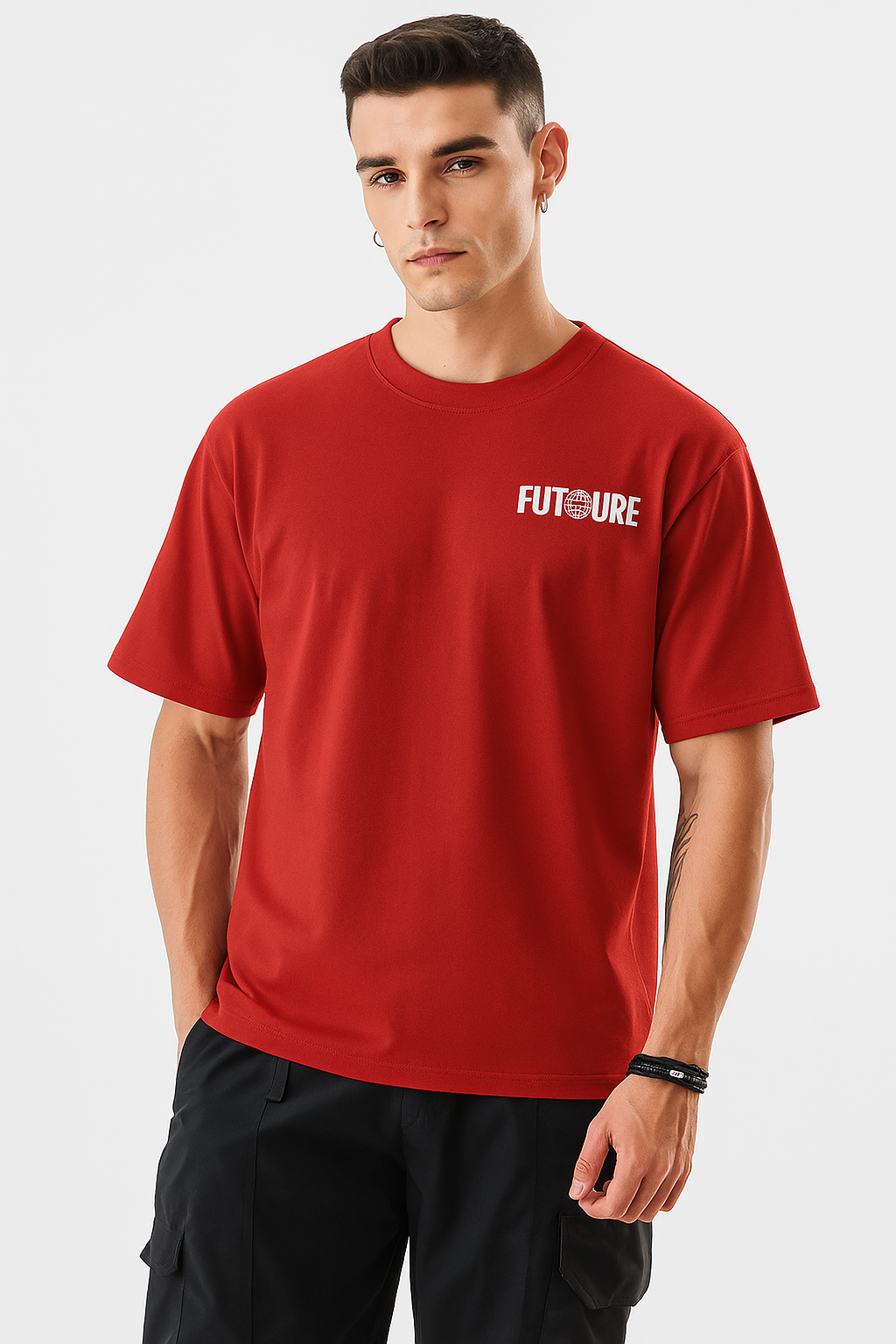 King Lion Graphic Oversized T-Shirt  Fearless & Bold Streetwear for Men