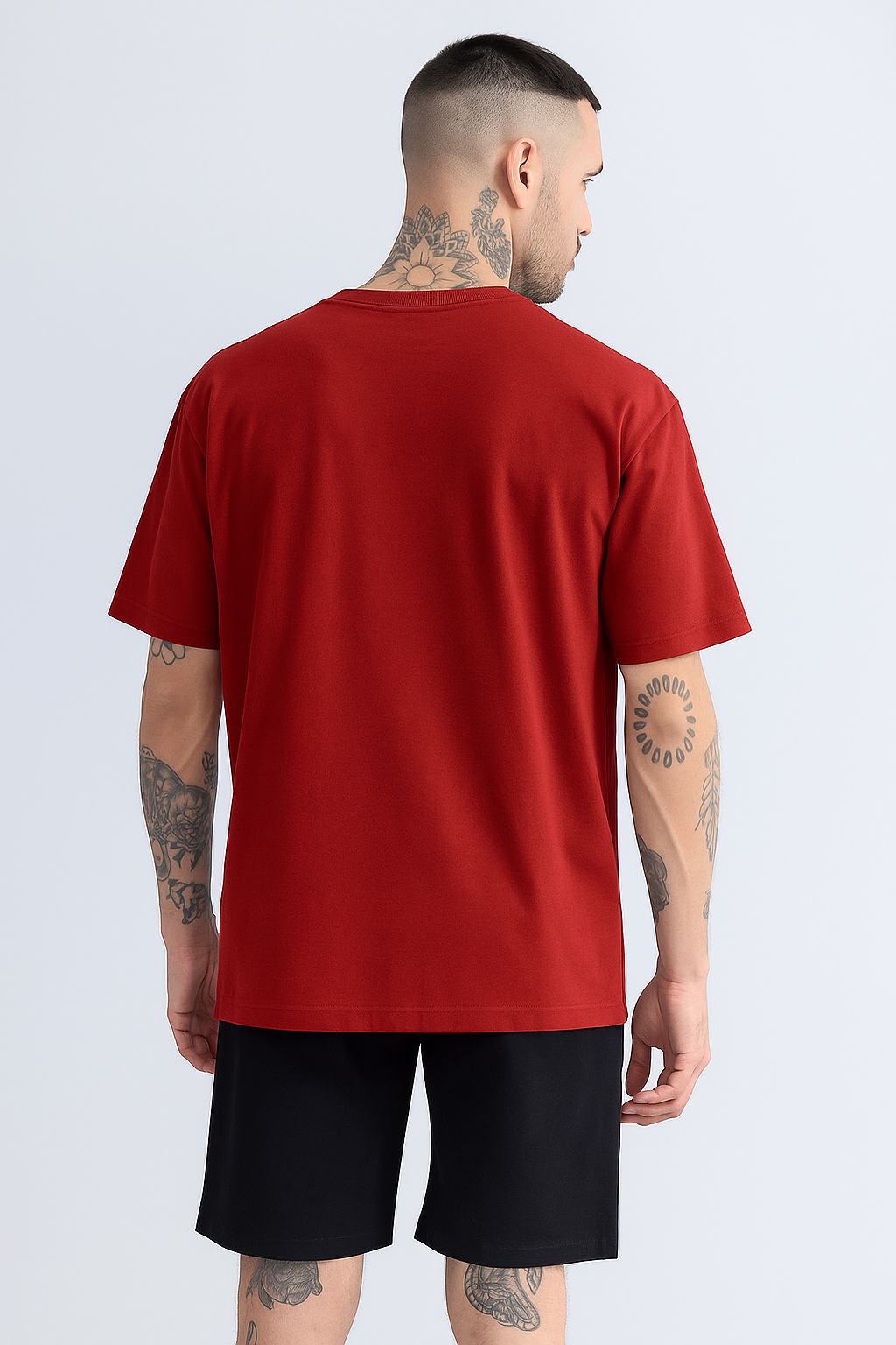 Men’s Red Tokyo Japan Graphic Printed Cotton T-Shirt